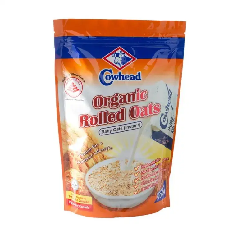 Cowhead Organic Rolled Oats 500 gm